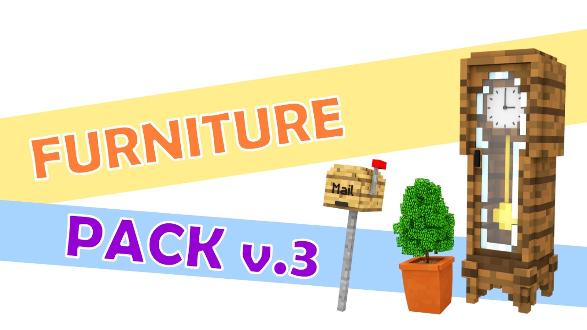 Minecraft Furniture Pack 3d C4d