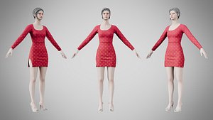 3D Dress 54 Shiraz model