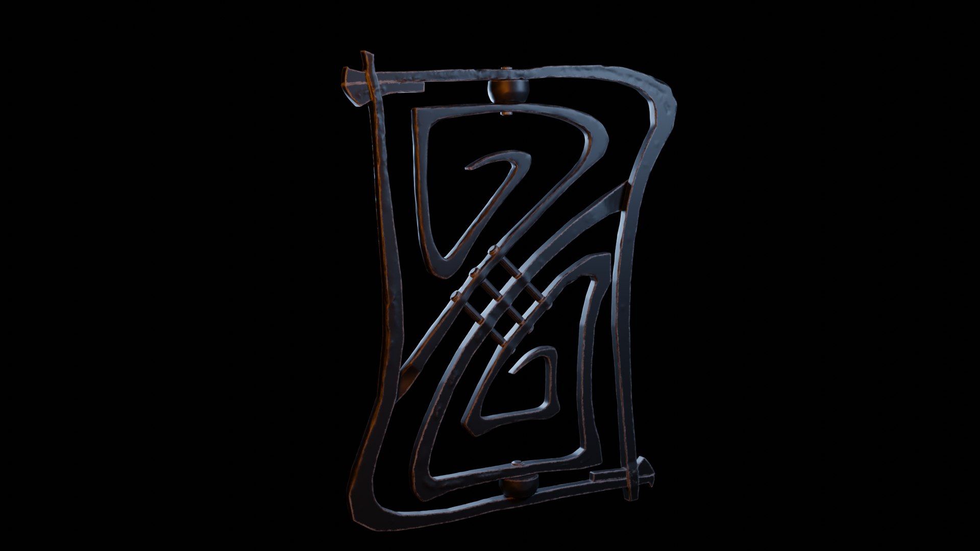 Artistic forging element model - TurboSquid 2109445