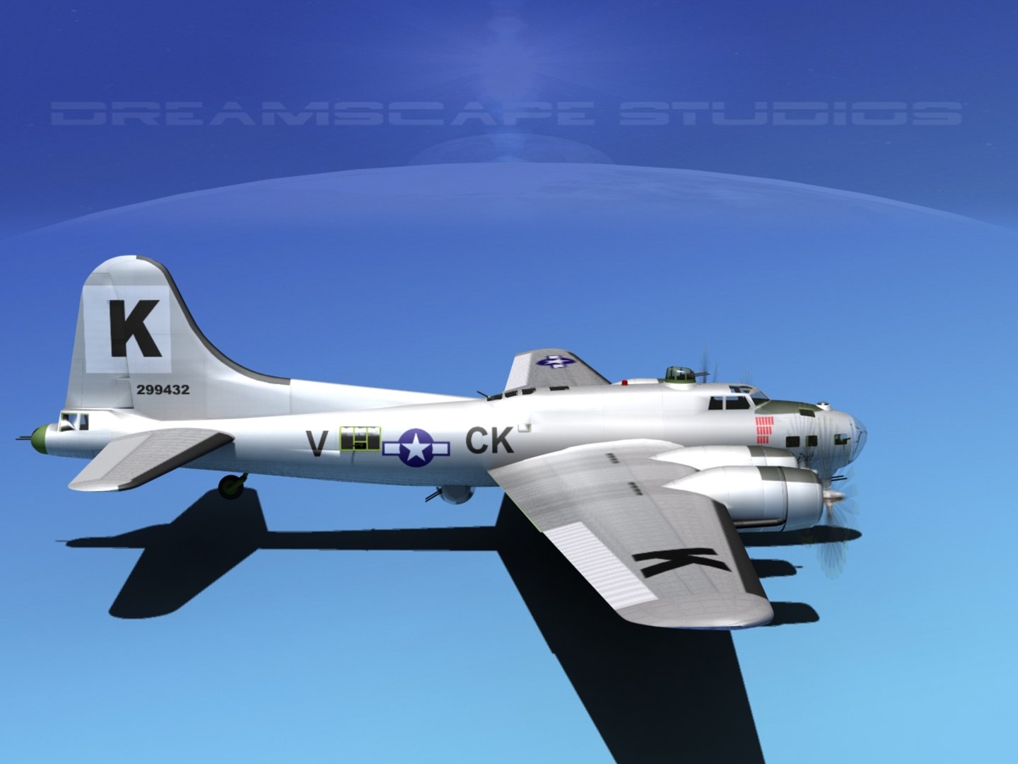 3ds B-17 Hp Boeing Flying Fortress