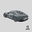 Sport Car Porsche 911 2024 Blue 3D model