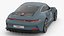 Sport Car Porsche 911 2024 Blue 3D model