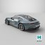 Sport Car Porsche 911 2024 Blue 3D model