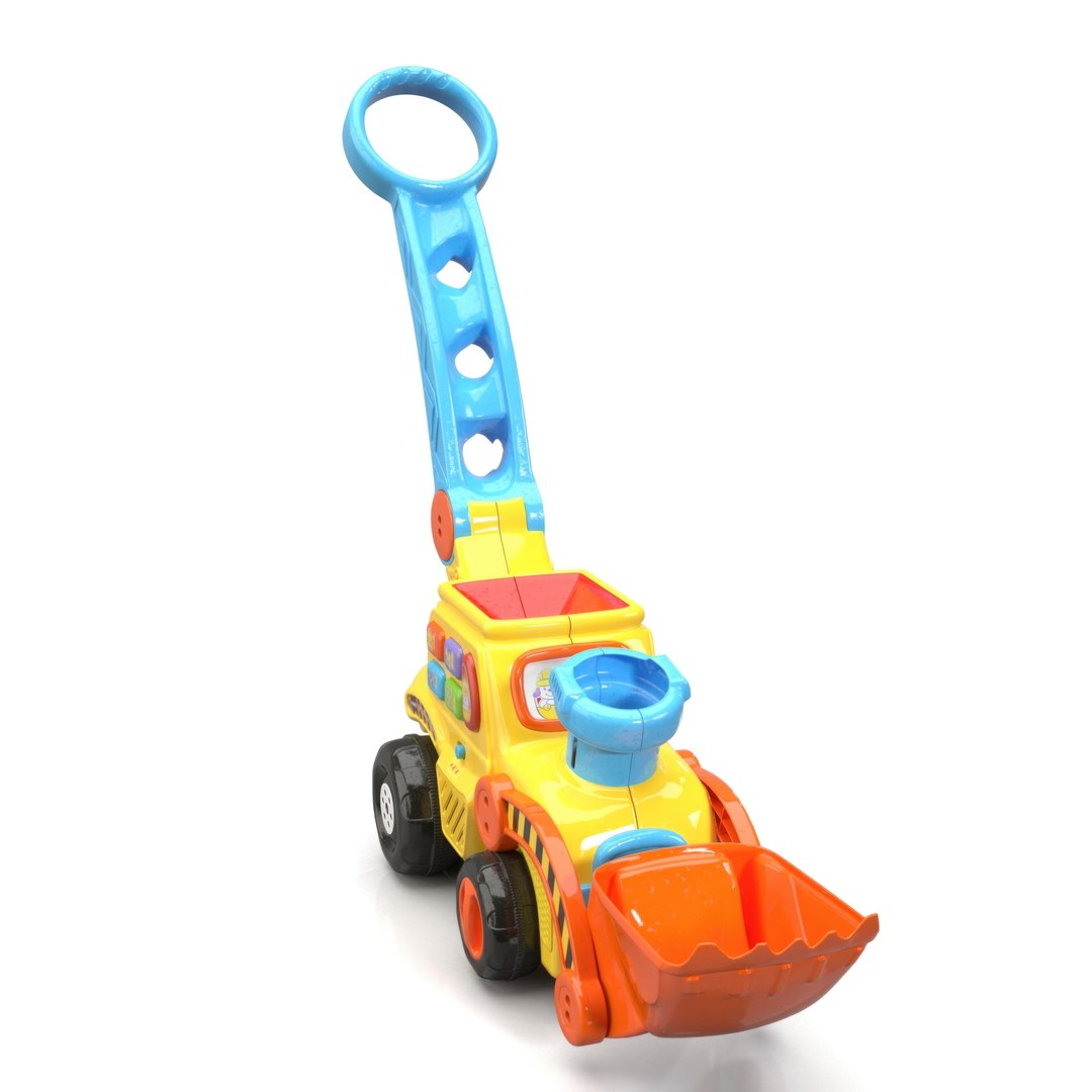 Vtech Push And Pop Bulldozer PBR 3D Model - TurboSquid 2228034