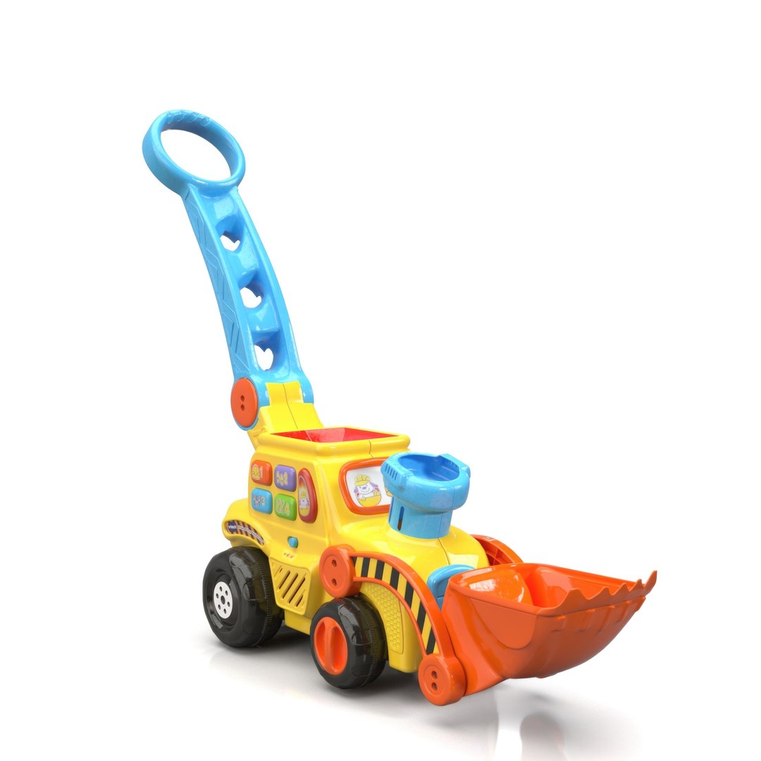 Vtech Push And Pop Bulldozer PBR 3D Model - TurboSquid 2228034