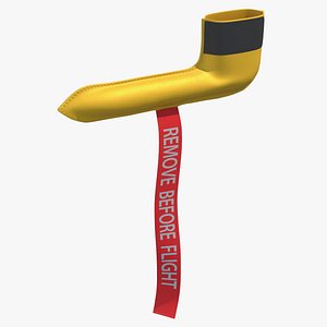 Aviation Pitot Sensor Cover Yellow
