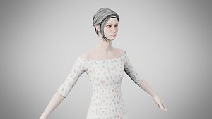 Dress 14 Pastel Confetti Abstract 3D