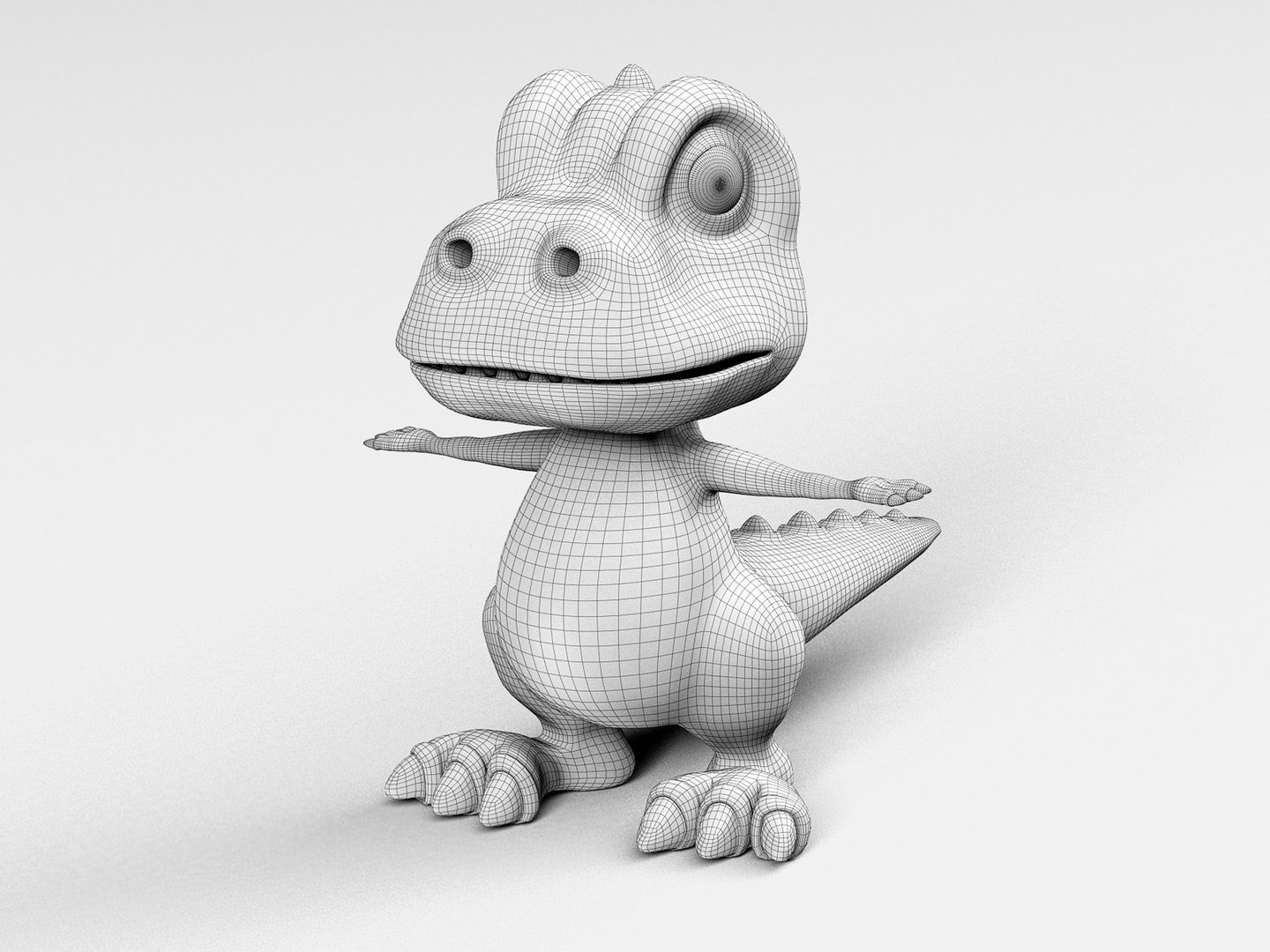 Dinosaur Cartoon 3D - TurboSquid 1192085