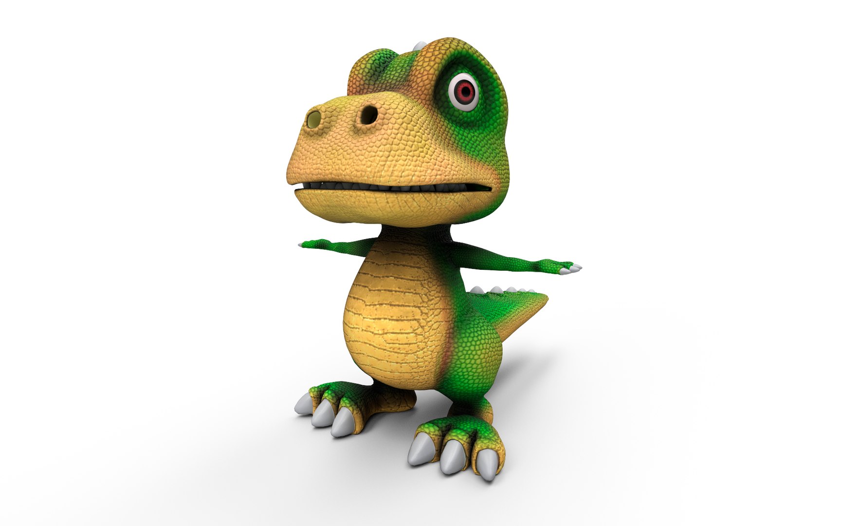 Dinosaur Cartoon 3D - TurboSquid 1192085