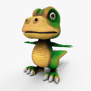 dinosaur cartoon 3D