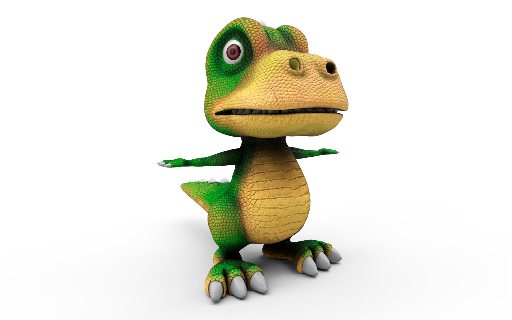 Dinosaur Cartoon 3D - TurboSquid 1192085