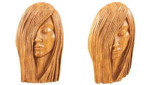 Wall decor female face