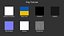 Ukraine Cloth Flag Wall Mount Animated Loop