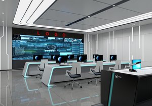 control room 09 3D model