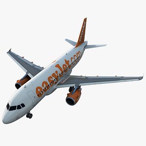 Airbus A319 EasyJet 3D Model