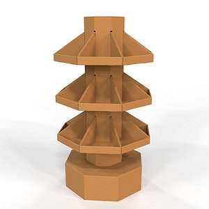 3D Point of Sale Cardboard Display Stand