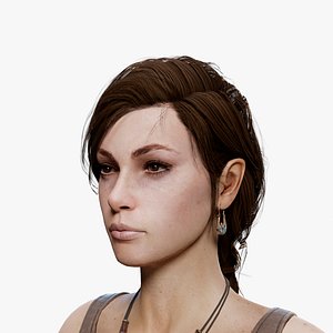 3D model fantasy girl