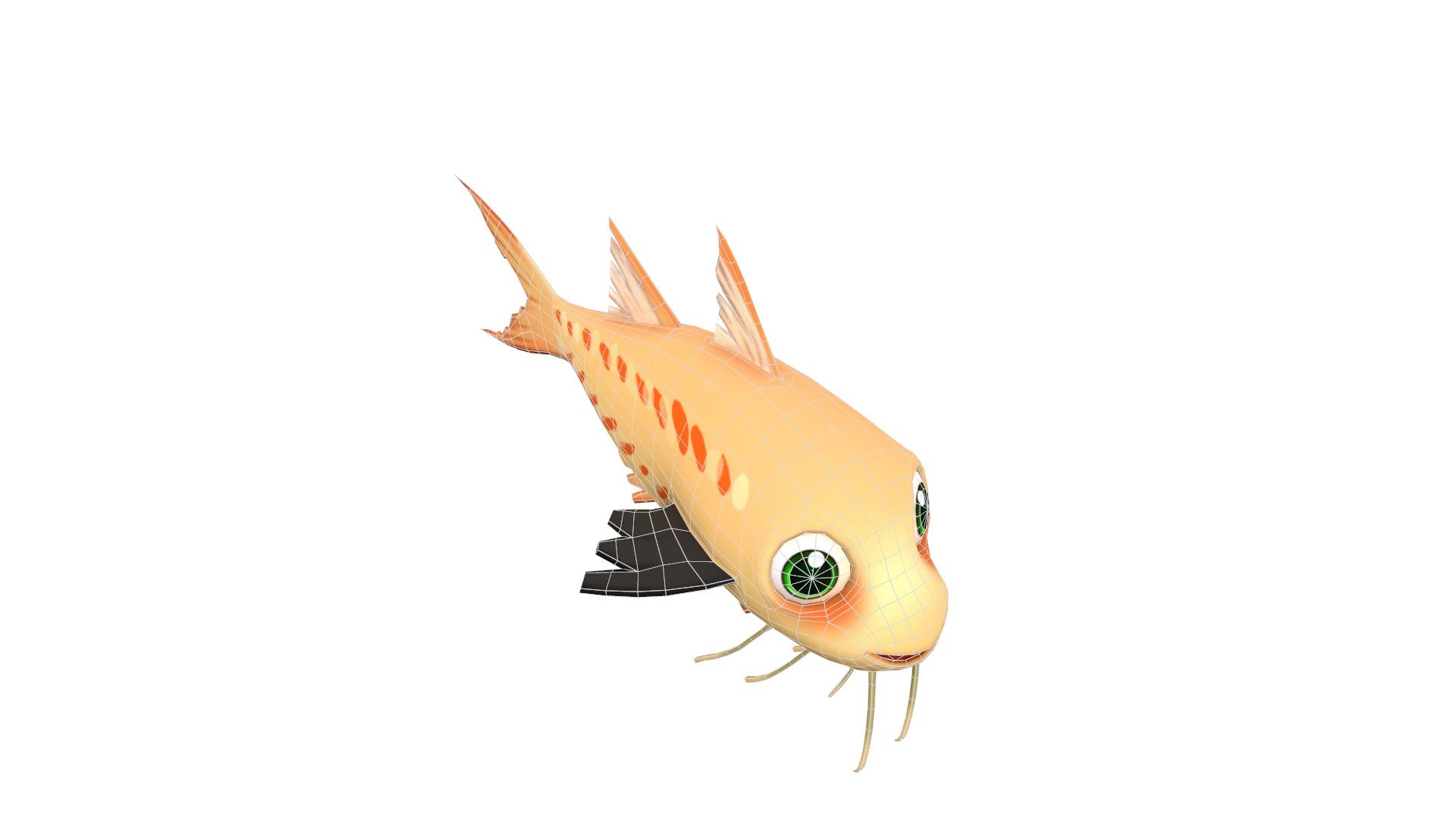 3D fish toon animation - TurboSquid 1585815