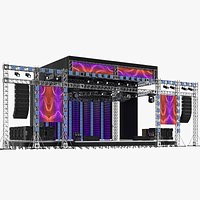 Detailed Concert Stage