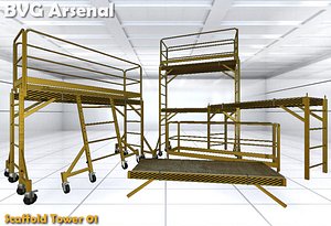 Modular scaffold tower