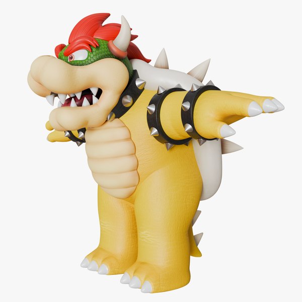 3D model Bowser Koppa Character Mario Sparks of Hope