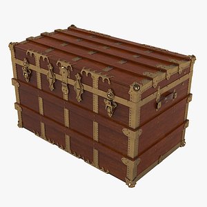 vintage trunk 3D model