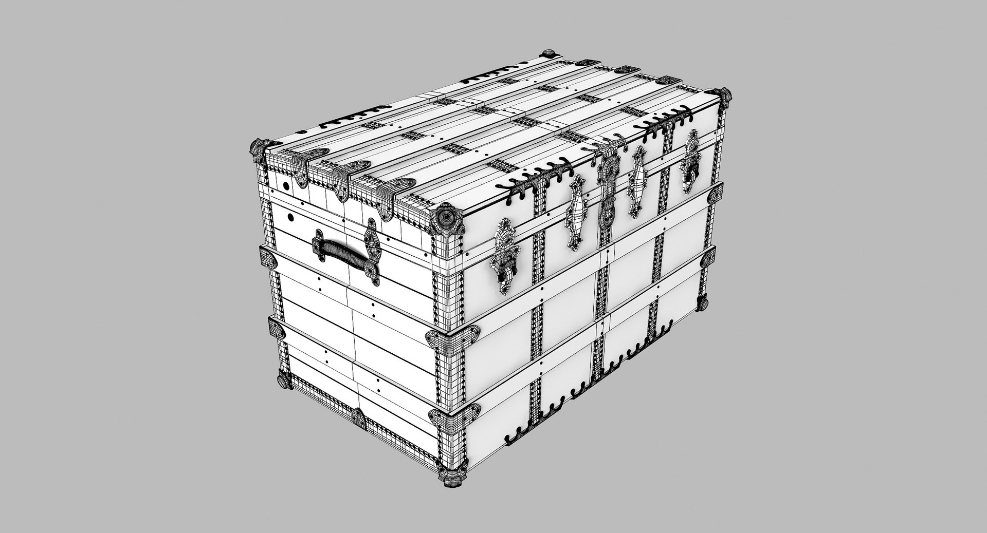 Vintage Trunk 3D Model - TurboSquid 1188284