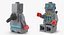 lego robot minifigure model