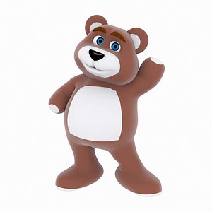 3d bear cartoon
