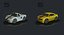 Cartoon car pack Low-poly