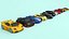 Cartoon car pack Low-poly