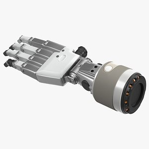 Mechanical Arm Rigged for Cinema 4D 3D model