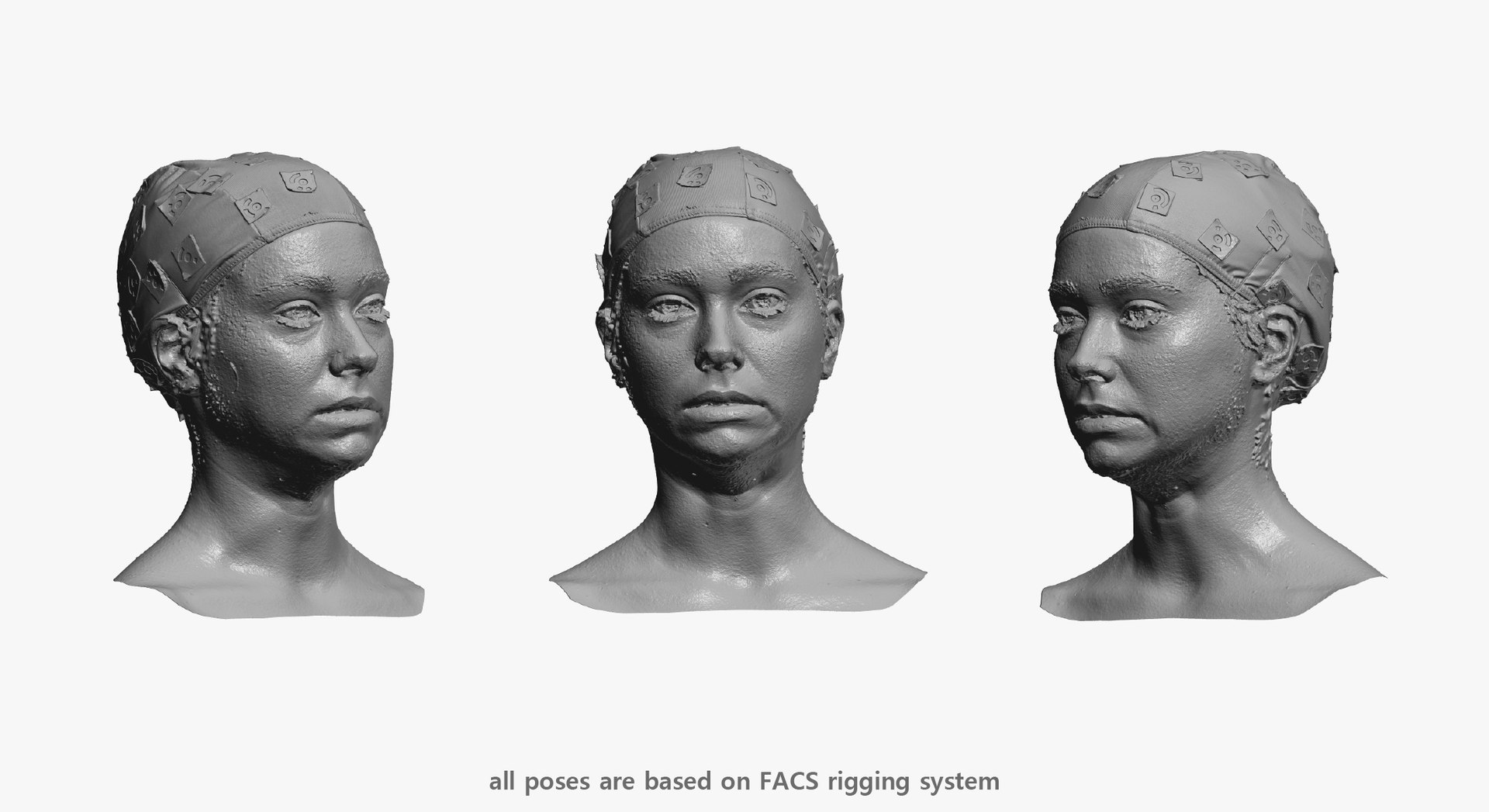 Freya RAW Scans Main Expression Set - 10 Poses Collection Model ...