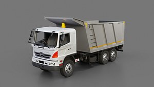 3D model Hino Jumbo Ranger FM 320 Tipper