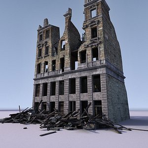 building ww2 3d model