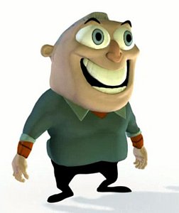 cartoon toon guy 3d model