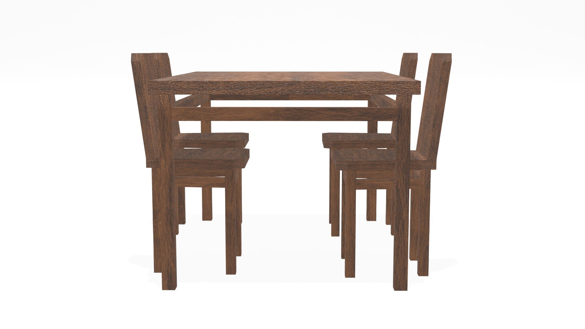 3D Simple RectangularTable - TurboSquid 2175037