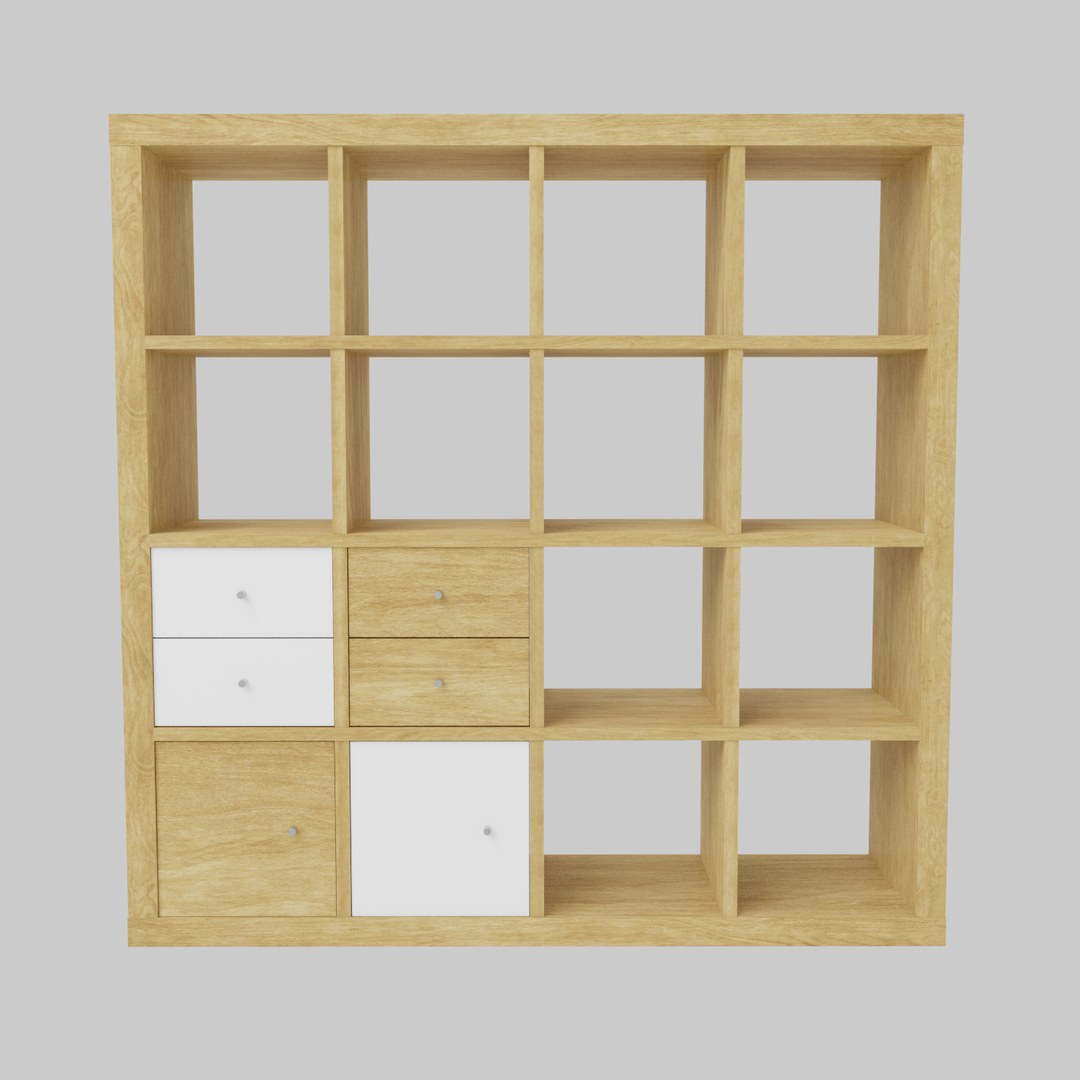 Ikea Kallax Shelving 3D Model - TurboSquid 1555590