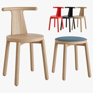 VIVA Chair and Stool by Marco Sousa Santos 3D