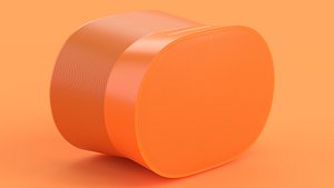 Smart Speaker Orange 3D model