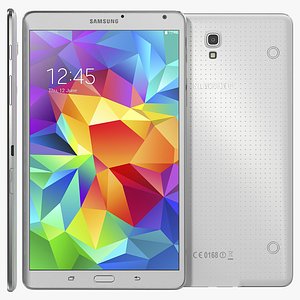 Samsung Galaxy Tab S 8.4 White 3D Model