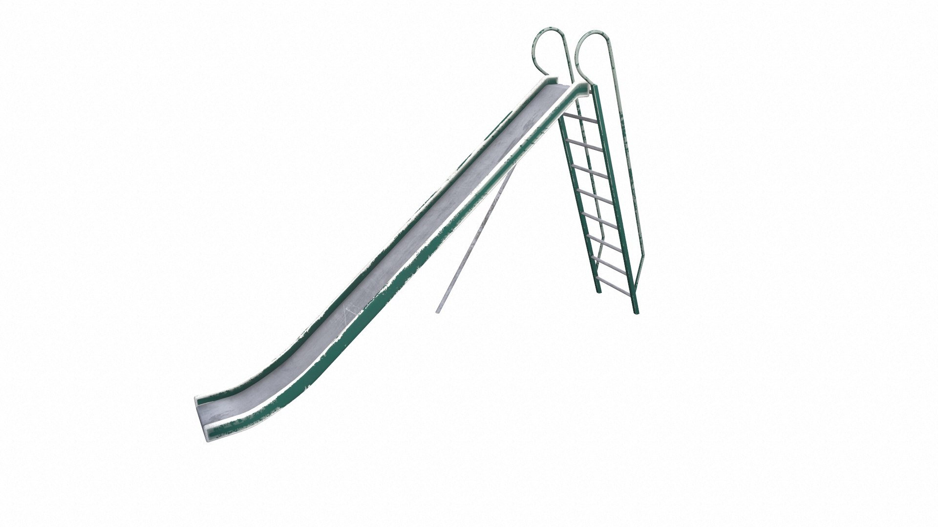 Old Playground Slide 3D Model - TurboSquid 2442251