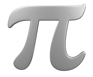 3D Pi Symbol PBR