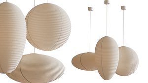 3D Vitra Akari Pendants