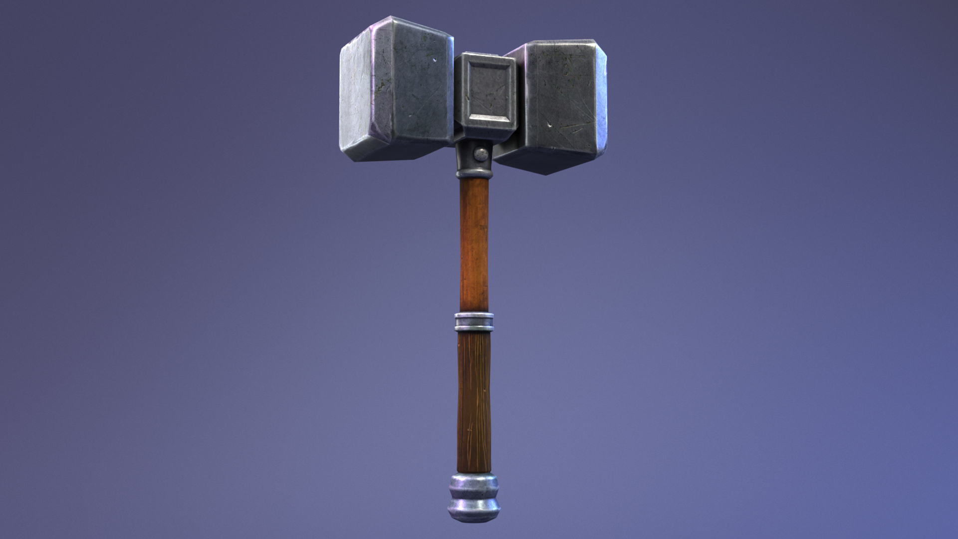 Stylized Hammer 3D model https://p.turbosquid.com/ts-thumb/kH/ZLlBWR/za/stylized_hammer_ttc/png/1699715573/1920x1080/turn_fit_q99/105bf14ed11a7e7b2c8d34cfdc3f04885f28c89e/stylized_hammer_ttc-1.jpg