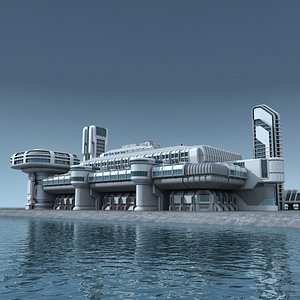 3D Future City 06 model