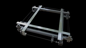 Drone Dock 3D Model - Alignment System