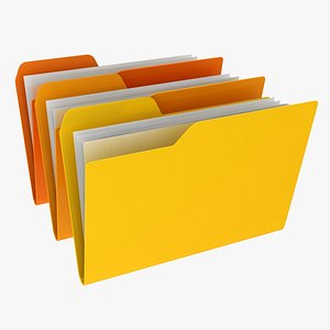 3d folder file model