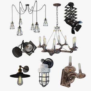 3D loft lussole model