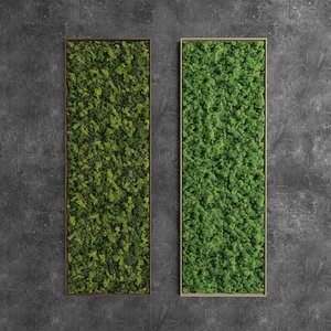 Decorative Rectangular Green Moss
